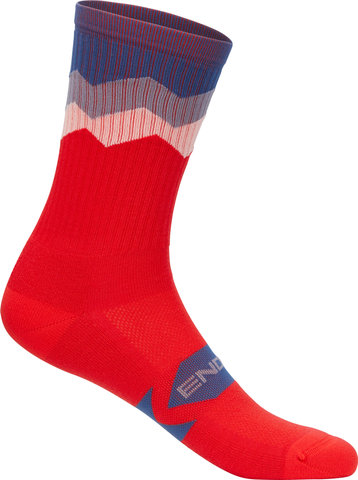 Jagged Socks - pomegranate/37-42