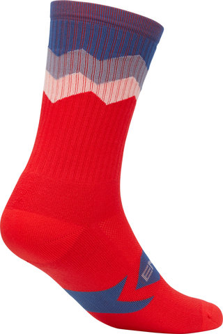 Jagged Socks - pomegranate/37-42