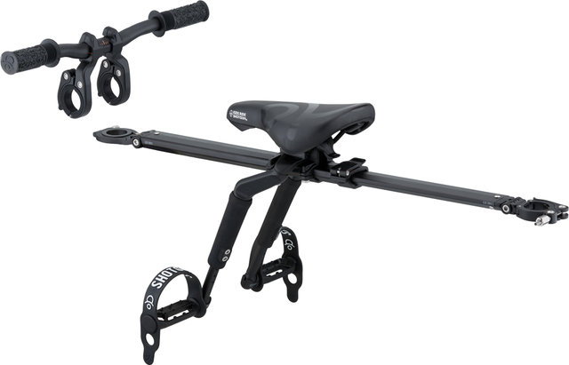 Set Complet Siège Enfant Pro pour VTT et Guidon Pro - black/universal
