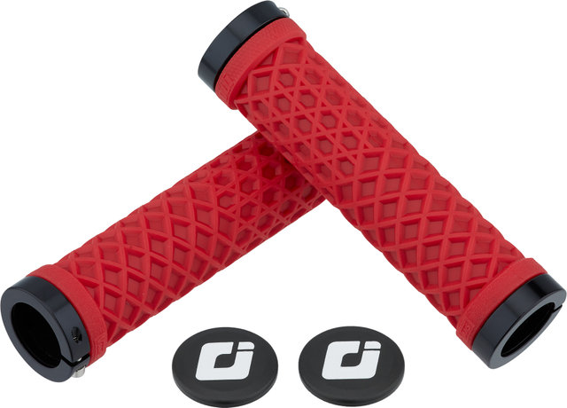 Puños de manillar Vans MTB Lock-On - bright red/130 mm Puños de manillar Vans MTB Lock-On - bright red/130 mm