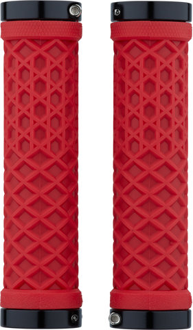Puños de manillar Vans MTB Lock-On - bright red/130 mm