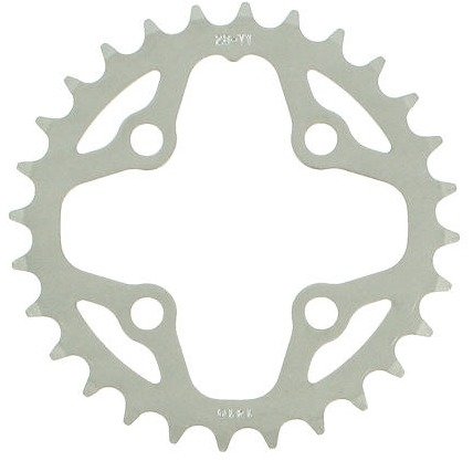 MTB 4-Arm, Steel, 64 mm BCD Chainring for X0 / X9 / X7 / X5 - silver/28 tooth