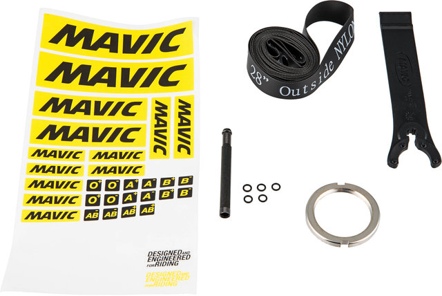 Mavic Rueda Ellipse - negro/28" pista trasero