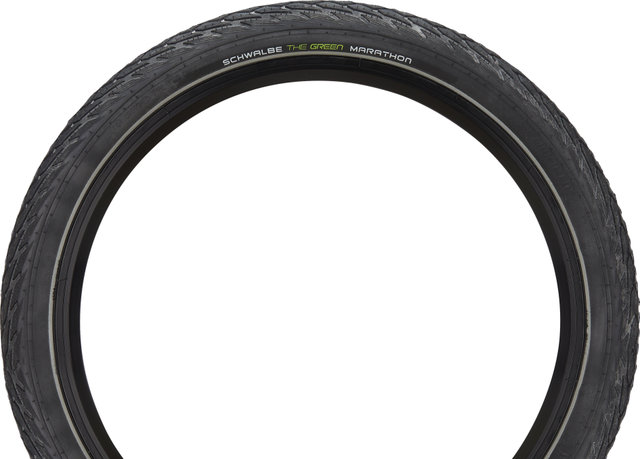 Schwalbe Cubierta de alambre Green Marathon Performance ADDIX Eco 20" - negro-reflejante/20 /47 /47-406/1.75 