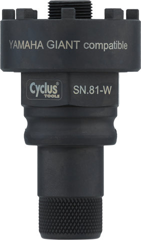 Cyclus Tools Outil pour Lockring de Moteur d'E-Bike Snap.In SN.81-W Yamaha / Giant - noir/universal