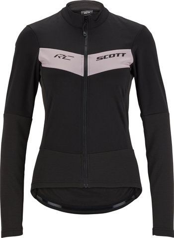 Scott Chaqueta para damas RC Warm Hybrid WB - black-sweet pink/S