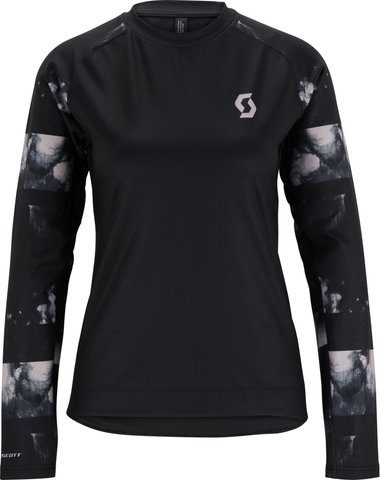 Scott Women's Trail Storm L/S Jersey - black-sweet pink/S