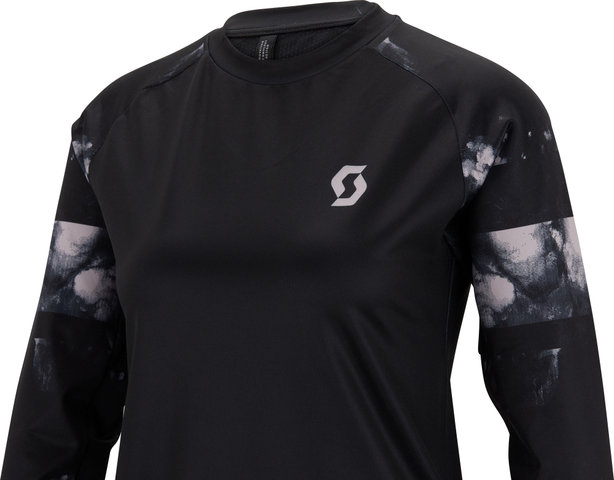 Maillot para damas Trail Storm L/S - black-sweet pink/S