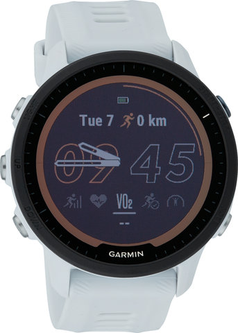 Garmin Forerunner 955 Solar GPS Running and Triathlon Smartwatch - white-black/universal