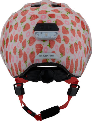 Smiley 3.0 LED Kinderhelm - rose strawberry/45 - 50 cm