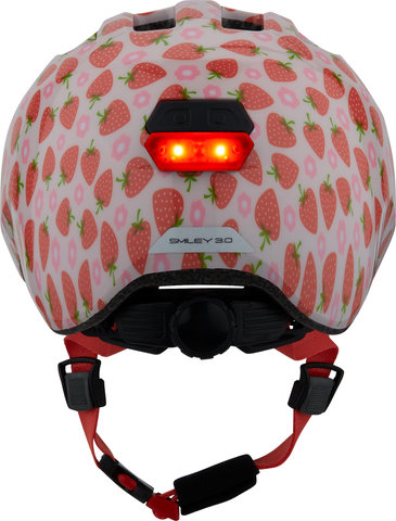 Smiley 3.0 LED Kinderhelm - rose strawberry/45 - 50 cm