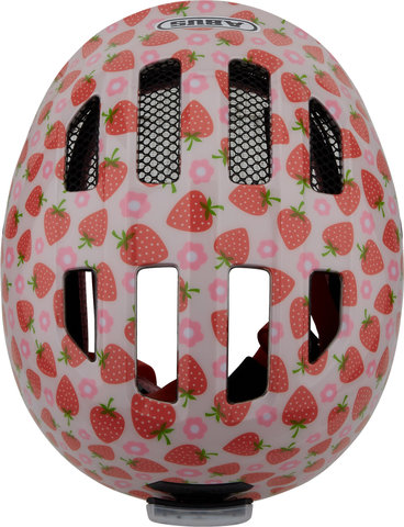 Smiley 3.0 LED Kinderhelm - rose strawberry/45 - 50 cm