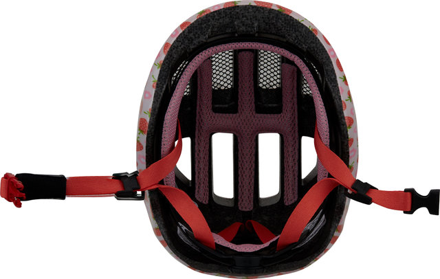 Smiley 3.0 LED Kinderhelm - rose strawberry/45 - 50 cm