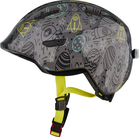 Smiley 3.0 LED Kinderhelm - grey space/50 - 55 cm