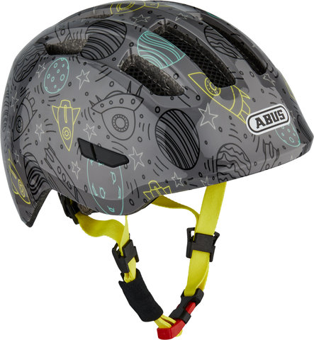 ABUS Casque pour Enfant Smiley 3.0 LED - grey space/50 - 55 cm