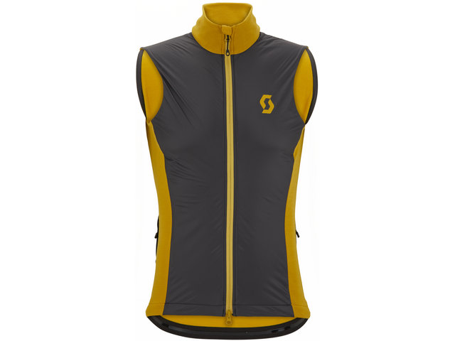 Gilet Gravel Warm Merino - mellow yellow-black/S