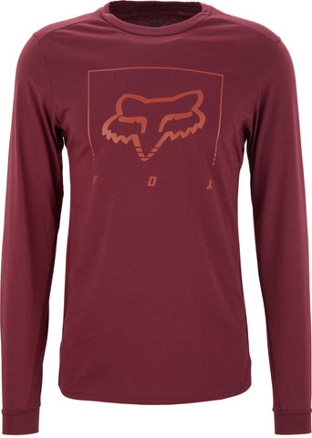 Fox Head Maillot Ranger DriRelease MD LS Tred - dark maroon/M