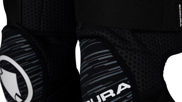 Endura SingleTrack II Knieschoner - black-white/M/L Endura SingleTrack II Knieschoner - black-white/M/L