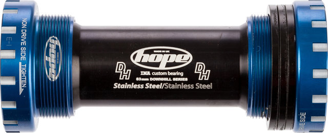 Hope Stainless Steel MTB Bottom Bracket - blue/BSA 83