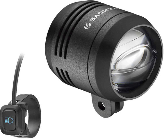 Litemove Phare LED AC-150 HB/LB pour E-Bike, montage fourche - StVZO - noir