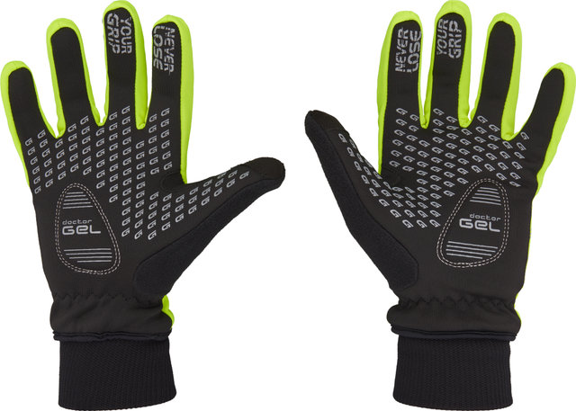 GripGrab Guantes de dedos completos Ride Hi-Vis Windproof Winter - yellow hi-vis/M