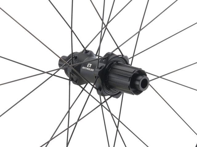 Reynolds Rueda AR 58 27,5" Disco Centerlock Carbono - Embalaje de taller - black/Non Boost/sólo rueda trasera/sólo rueda trasera/27,5" (650B)/142 mm/142 mm/Shimano carretera/Shimano carretera