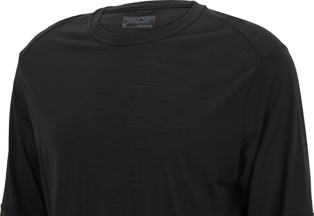 Patagonia Merino 3/4 Sleeve Bike Jersey - black/M
