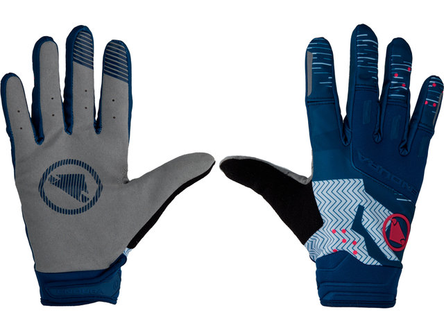 SingleTrack Windproof Full Finger Gloves - blueberry/M