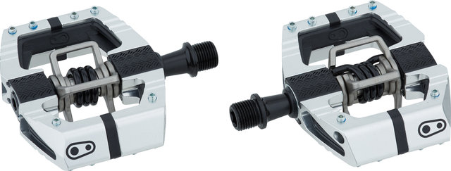 crankbrothers Pédales à Clip Mallet E LS - hp silver/universal