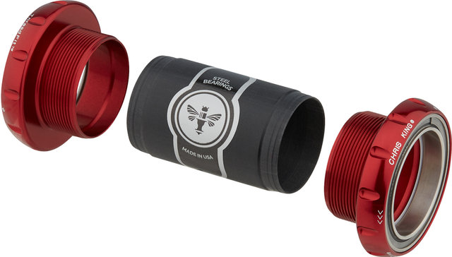 Chris King ThreadFit 30 Bottom Bracket - red/BSA