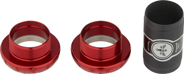 Chris King ThreadFit 30 Bottom Bracket - red/BSA