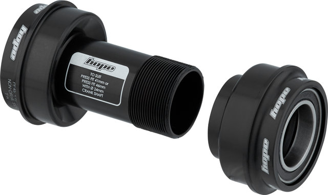 Hope Stainless Steel Pressfit Bottom Bracket 46 x 24 mm - black/Pressfit (68 mm)