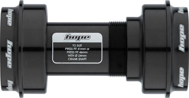 Hope Stainless Steel Pressfit Bottom Bracket 46 x 24 mm - black/Pressfit (68 mm)