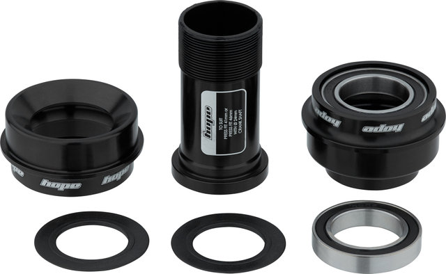 Hope Stainless Steel Pressfit Bottom Bracket 46 x 24 mm - black/Pressfit (68 mm)