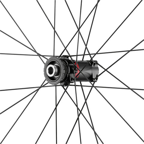 Fulcrum Rapid Red 5 DB Disc Center Lock 28" Laufradsatz - schwarz/Non Boost/Non Boost/142 mm/100 mm/28"/Shimano Road/100 mm/Shimano Road/100 mm/142 mm