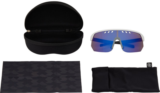 ASSOS Gafas deportivas Donzi - white-black/vodoo blue