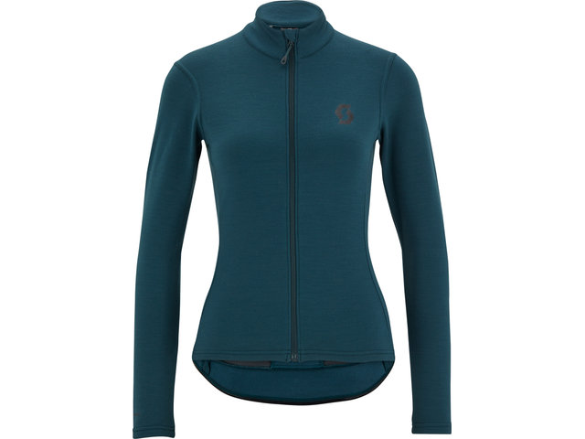 Maillot pour Dames Gravel Warm Merino L/S - aruba green/XS