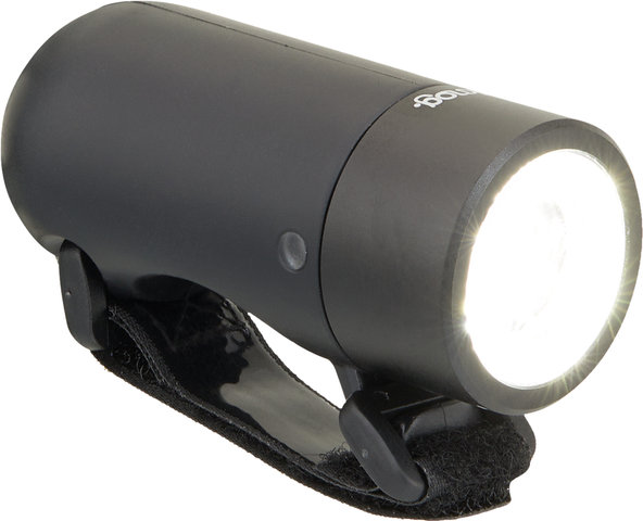 Luz delantera Plug USB LED con aprobación StVZO - black/140 lúmenes