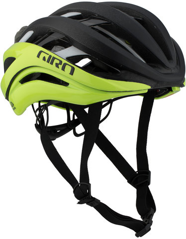 Aether MIPS Spherical Helm - matte black fade-highlight yellow/51 - 55 cm