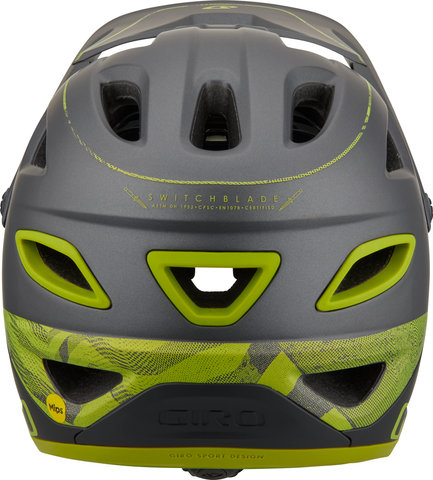 Switchblade MIPS Helmet - matte metallic black-ano lime/55 - 59 cm