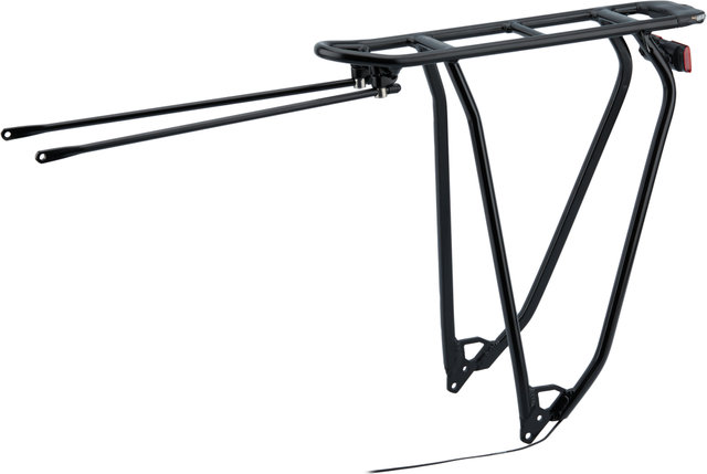 Racktime Portaequipajes Shine Evo light 2.0 con luz trasera para E-Bikes - negro/28"