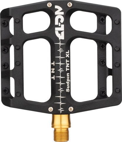 NC-17 Pedales de plataforma Sudpin IV XL Ti TNT - negro/106 mm/122 mm