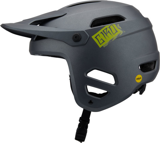 Giro Tyrant MIPS Spherical Helm - matte metallic black-ano lime/55 - 59 cm