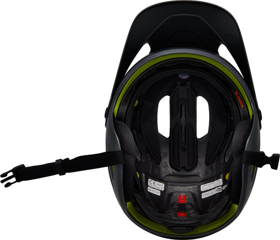 Tyrant MIPS Spherical Helmet - matte metallic black-ano lime/55 - 59 cm