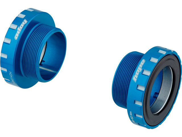 Stainless Steel Bottom Bracket for 30 mm Axle - blue/BSA