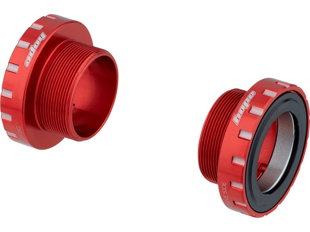 Stainless Steel Bottom Bracket for 30 mm Axle - red/BSA