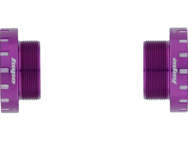 Stainless Steel Bottom Bracket for 30 mm Axle - purple/BSA