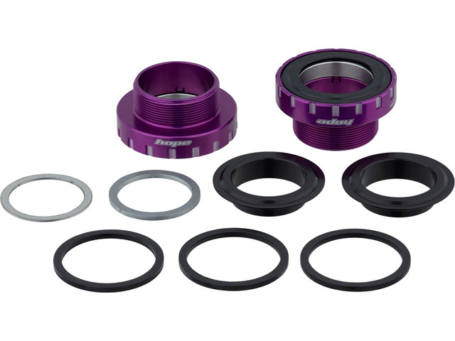 Stainless Steel Bottom Bracket for 30 mm Axle - purple/BSA
