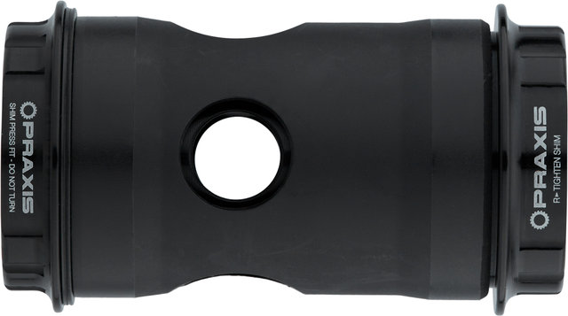 Shimano Road BB30 / PF30 conversion steel bottom bracket - black/Pressfit