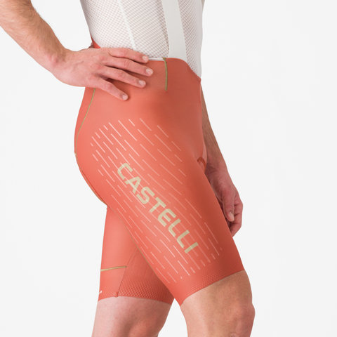 Castelli Free Aero Race S Kit Bib Short Trägerhose - paprika elmwood | M